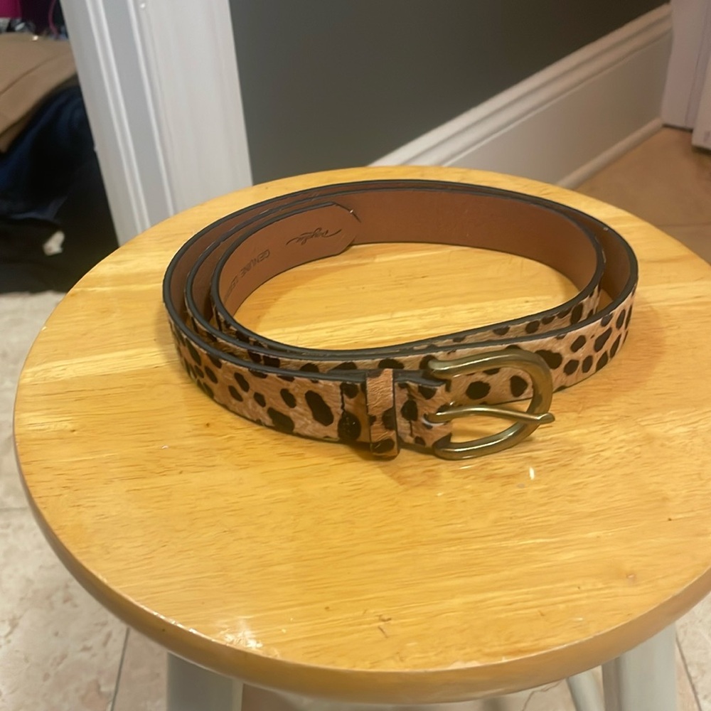 Leopard belt